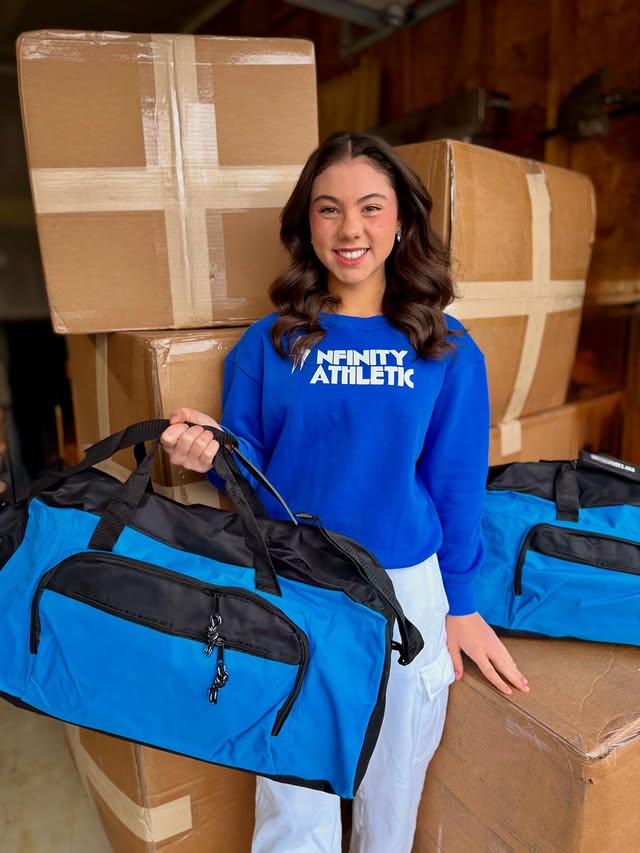 Instagram post by @llcheer for Nfinity. Caption reads: [...] I want to send a huge thank-you to Nfinity....