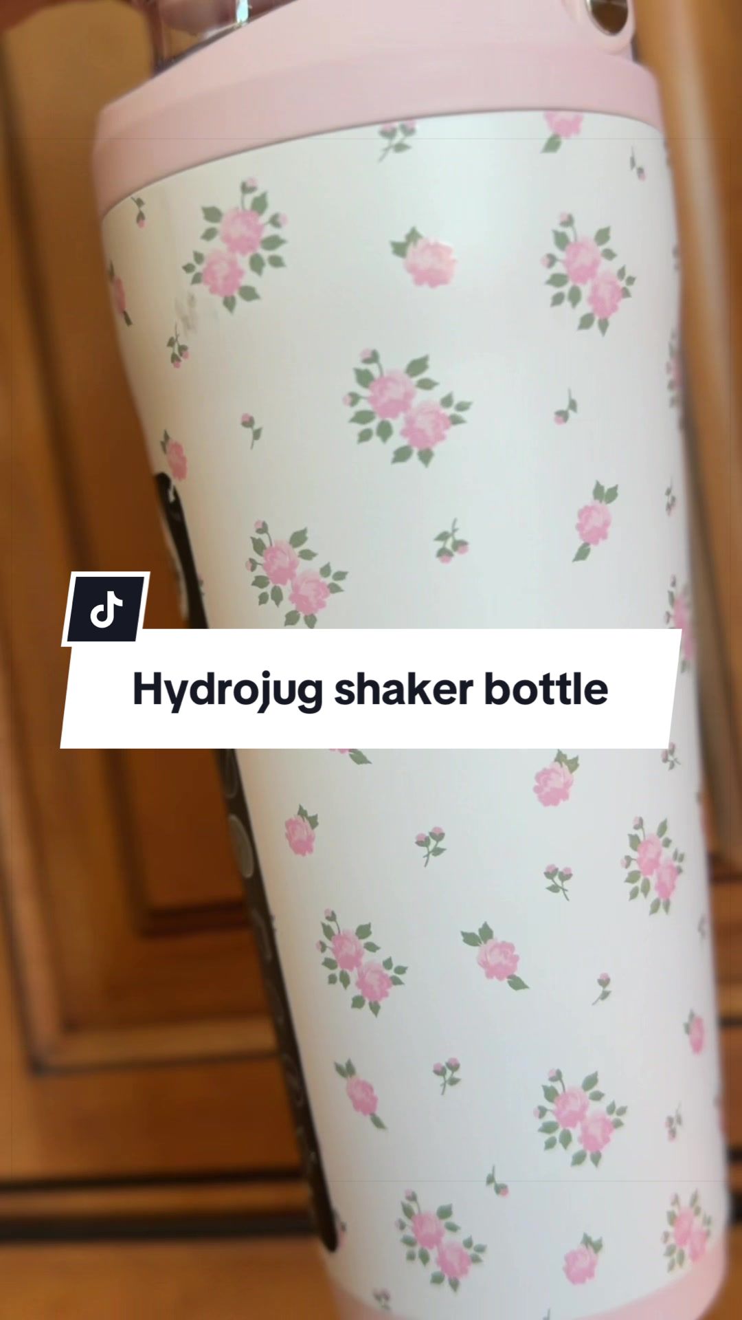 TikTok post by @shaleena.ann for HYDROJUG. Caption reads: [...] bottle that doesn’t over stimulate me.....