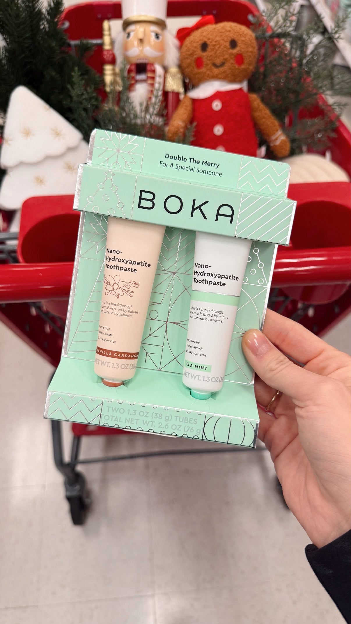 Instagram post by @targettrendsetter for Boka. Caption reads: [...] Give the gift of a healthier smile with....