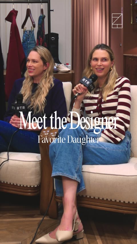 Instagram post by @favorite.daughter for Rent the Runway. Caption reads: We can't say who the favorite daughter is, but we....