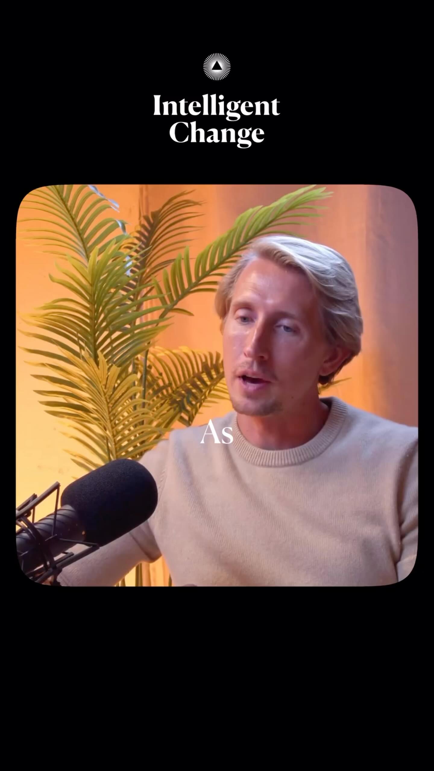 Instagram post by @alexikonn for Intelligent Change. Caption reads: People often have a misconception about me—that I....