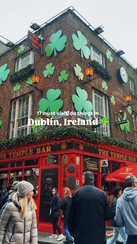 Instagram post by @cherrielynn for Tourism Ireland. Caption reads: If you’re visiting Dublin, Ireland for the first....