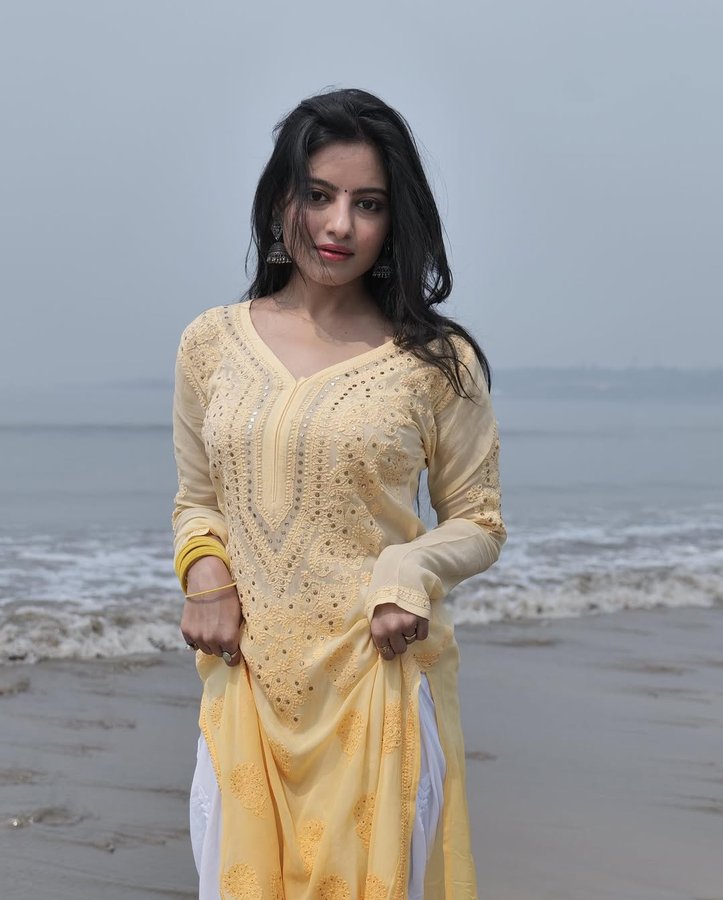 Instagram post by @laavy_sharma for Dharma Productions. Caption reads: 💛🌻waves has its own love story....