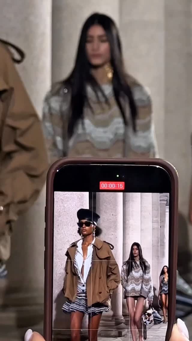 Instagram post by @mariama for Missoni. Caption reads: What a stunning show @missoni ! Thank you for....