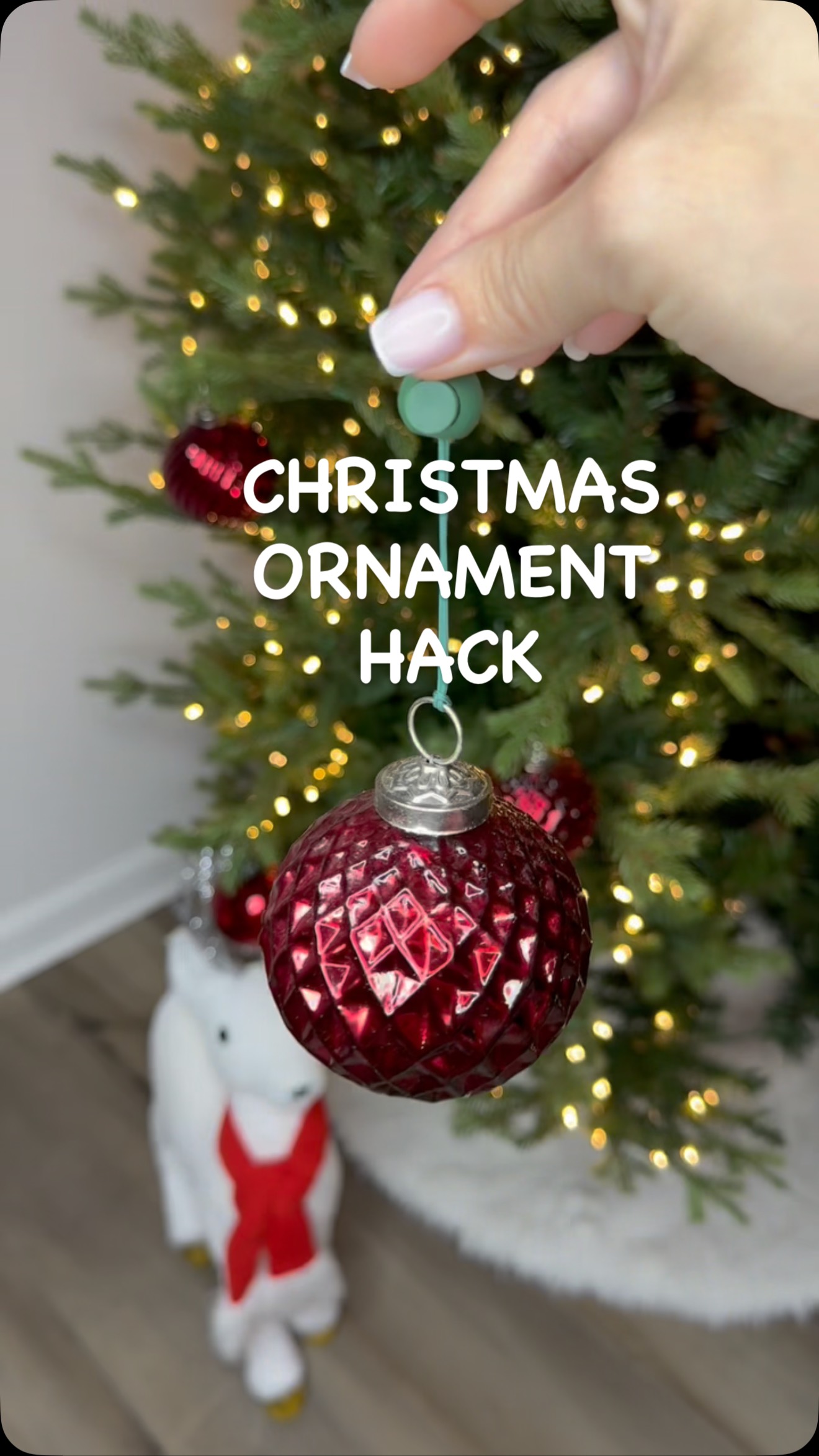 Instagram post by @kriss.perfect_mom for Ornament Anchor. Caption reads: [...] secure & in
safe: place with these ornament....