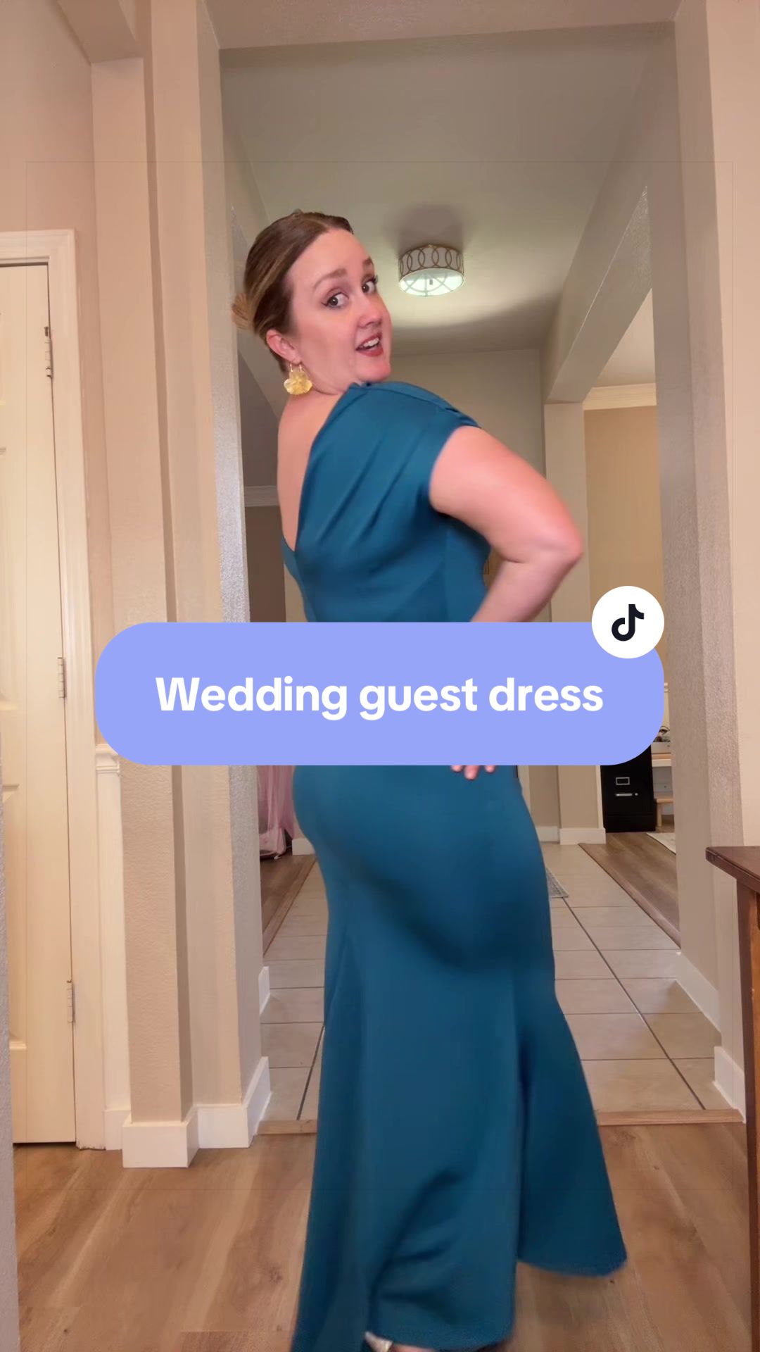 TikTok post by @marladaye for OYS-beauty. Caption reads: [...] dress that makes me feel snatched....