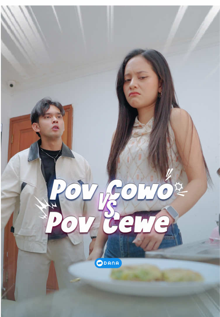 TikTok post by @joe.brendo for Days in DANA. Caption reads: Bedanya POV Cowok VS POV Cewek. Bulan puasa gini....
