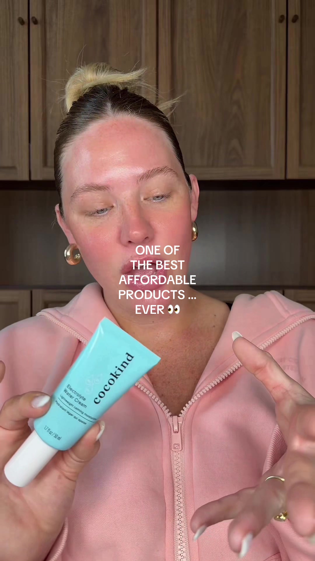 TikTok post by @skinwithhav for Cocokind. Caption reads: [...] can’t be duped … 👀 @cocokind Electrolyte....