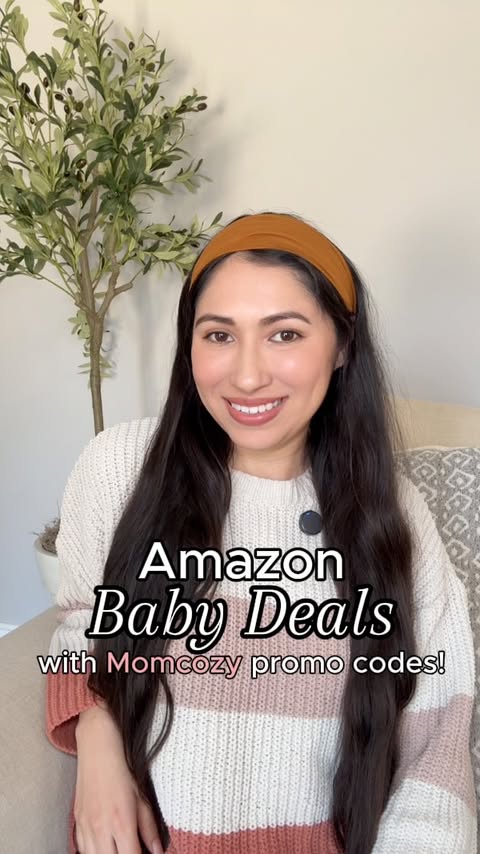 Instagram post by @whats_her_deal_ for Momcozy. Caption reads: Momcozy Deals for Baby Products with [...].