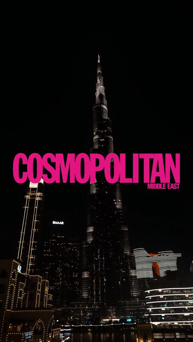 Instagram post by @cosmomiddleeast for APM Monaco. Caption reads: Dubai is getting iced out this winter, and it’s....