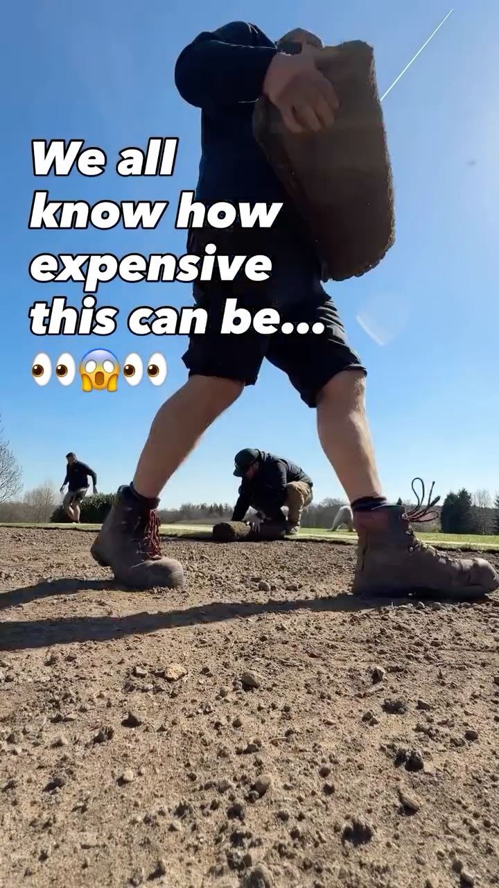 Instagram post by @woolleyparkgolfclub for Moasure. Caption reads: We’ve all been there! Pacing it out, making vague....