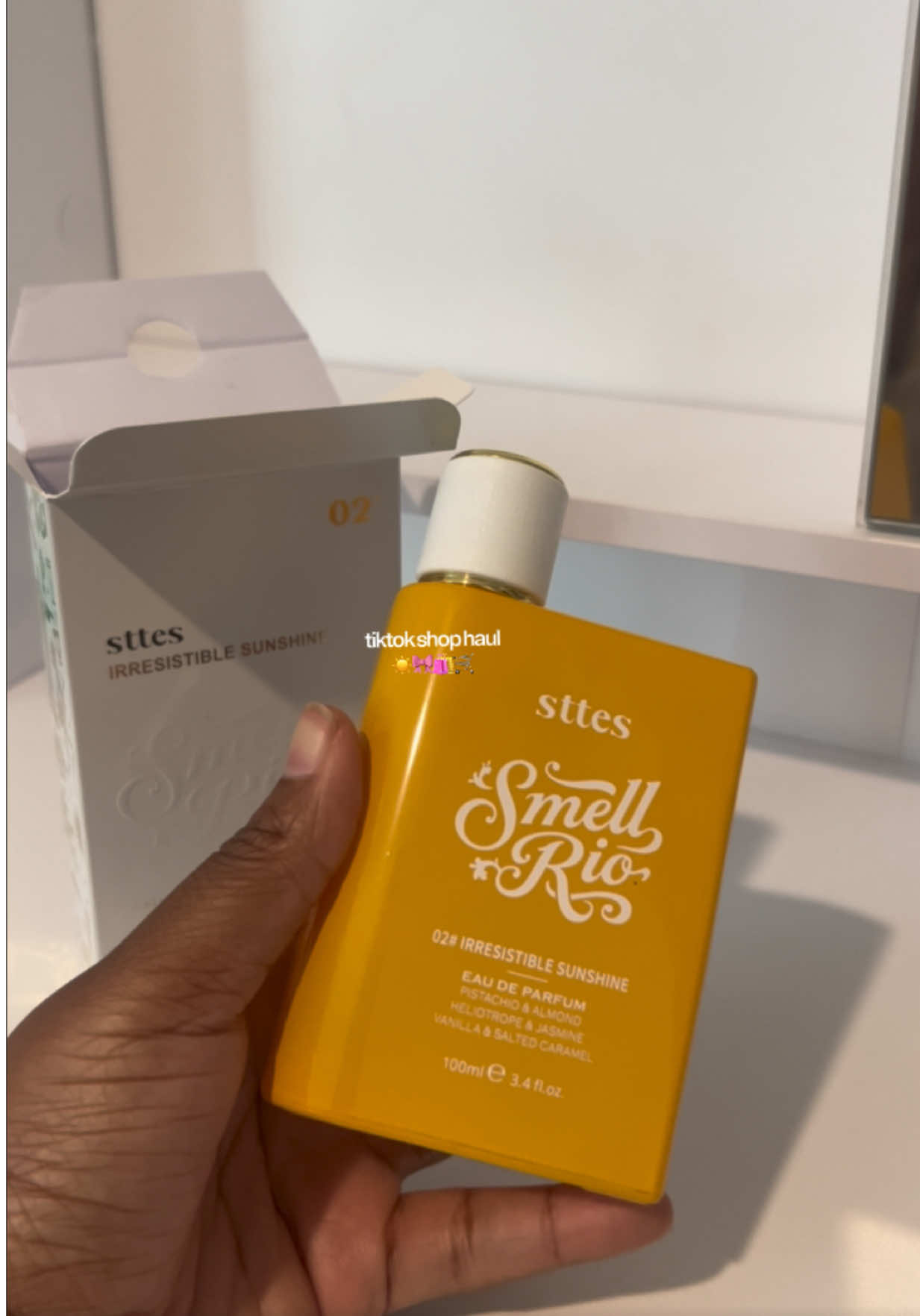 TikTok post by @latieyahh for Unifree US. Caption reads: [...] Sunscreen @Leefar US @novoovonails....
