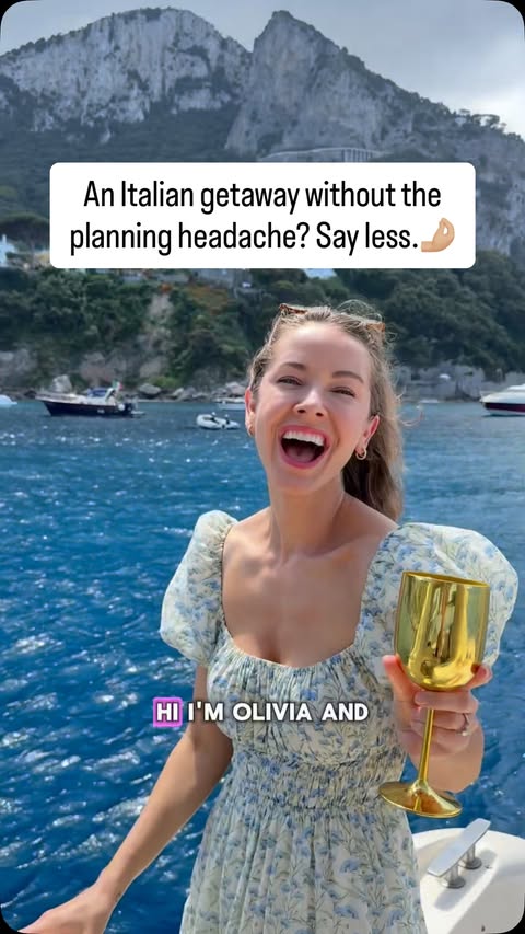 Instagram post by @theoliviajordan for Tourlane. Caption reads: [...] meals, and unforgettable experiences,....