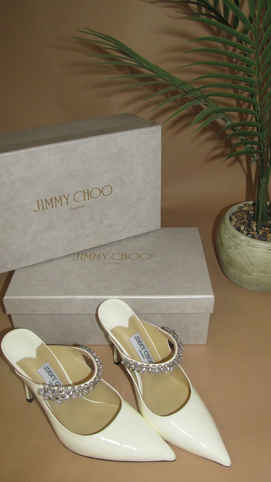 Instagram post by @teenachhetri for Jimmy Choo. Caption reads: @jimmychoo unboxing my new cute pumps....