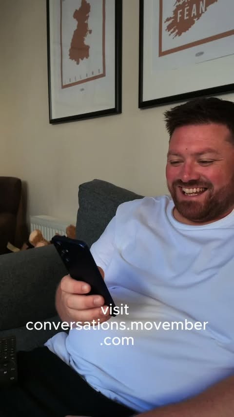 Instagram post by @thisiscrossy for Movember. Caption reads: [...] the conversation, visit....