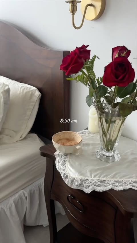 Instagram post by @paigesecosky for Alo Moves. Caption reads: Slow mornings, intentional movement, coffee &....