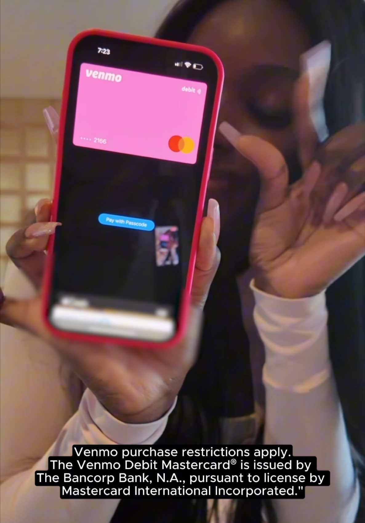 TikTok post by @jana.craig for Venmo. Caption reads: LMK what your favorite look is! @Venmo....