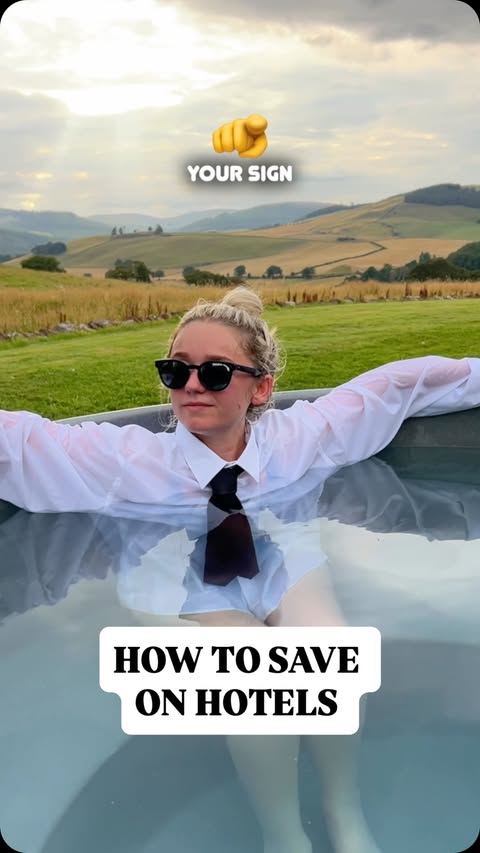 Instagram post by @live_thedash for Hotels.com. Caption reads: #EGAmbassador This is your sign to book a day off....