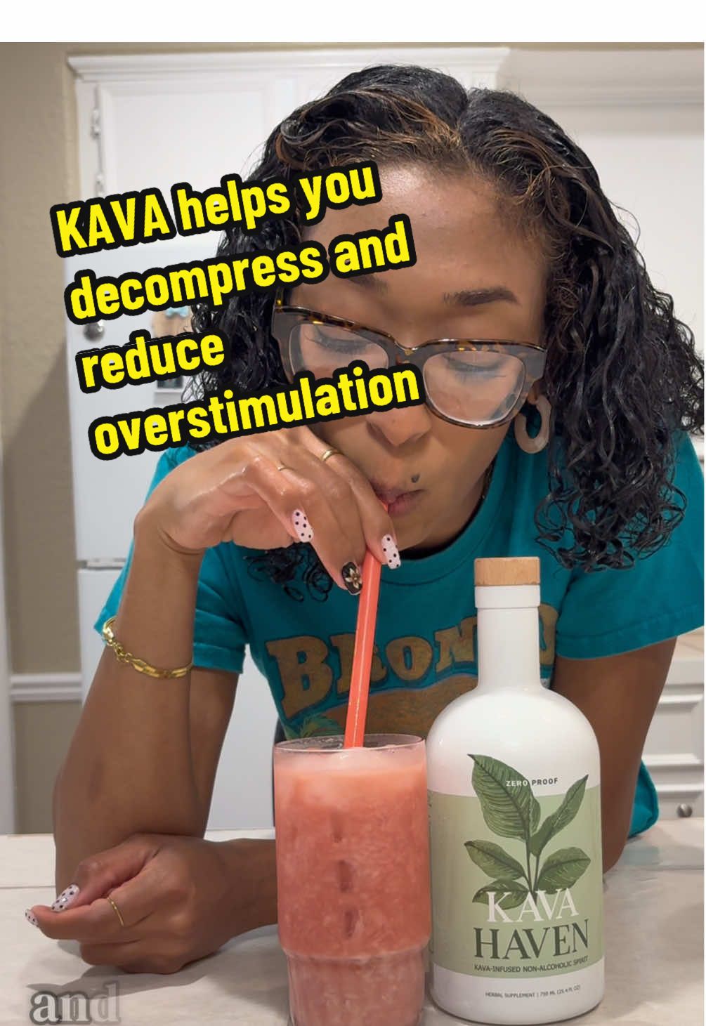 TikTok post by @cheiyenneee for Kava Haven. Caption reads: @@kavahavenLoved this product , but not for the....