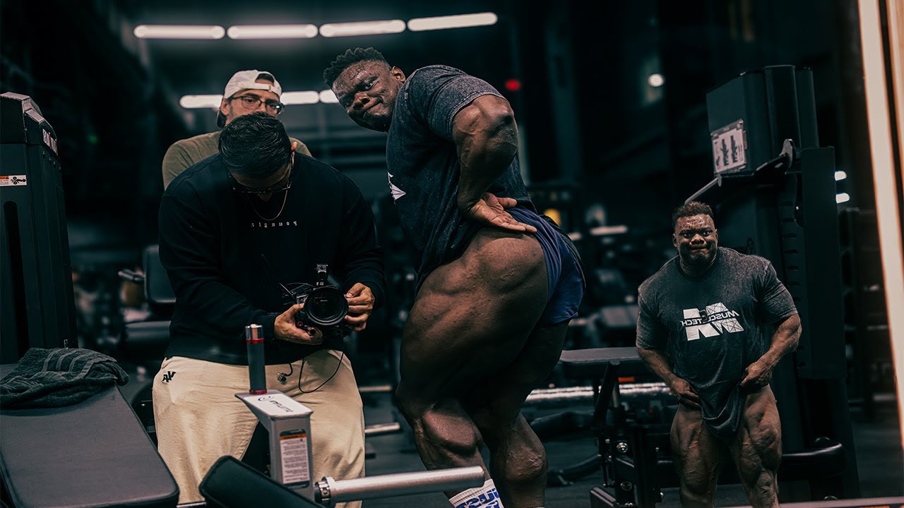 YouTube post by @Blessing_awodibu for TuffWraps. Caption reads: [...] SPONSORS: MUSCLETECH CODE - BOOGIEMAN....