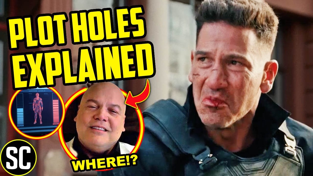 YouTube post by @ScreenCrush for FÜM. Caption reads: Spider-Man: Brand New Day - Plot Holes EXPLAINED -....
