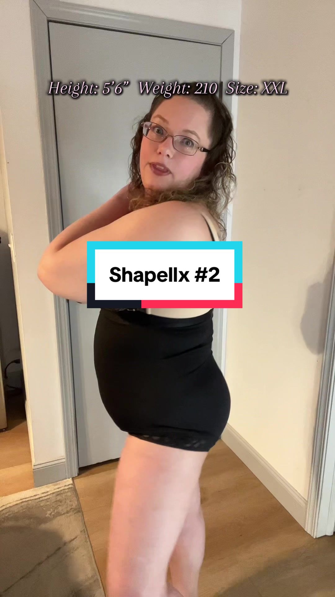 TikTok post by @love_jen_jen for Shapellx. Caption reads: [...] #tiktokshopsummerturnup #shapellx....