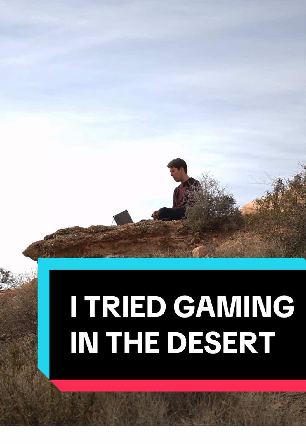 TikTok post by @yorrriiick for ARZOPA. Caption reads: I Tried Gaming in the Desert with the Arzopa Z3FC!....