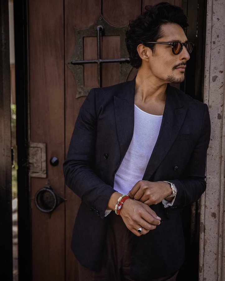 Instagram post by @bycarlosroberto for Karma And Luck. Caption reads: Accessorizing with subtle touches of @karmaandluck....