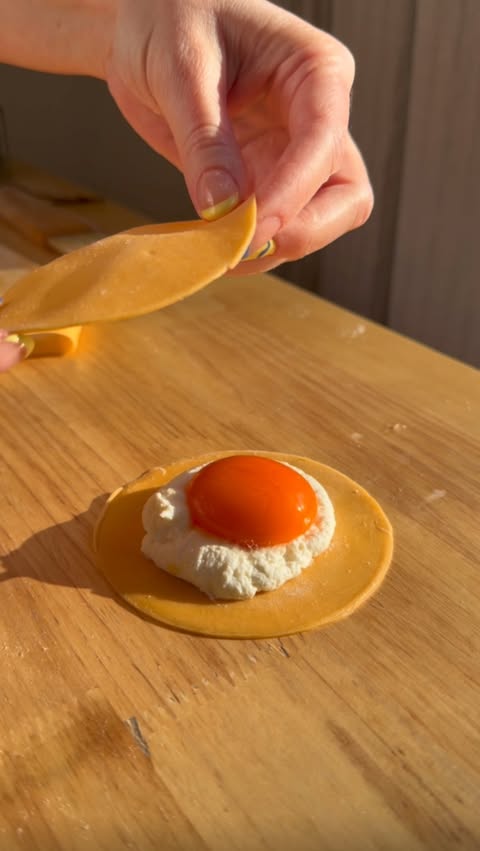 Instagram post by @cookingwithrel for Happy Egg. Caption reads: [...] need the richest, tastiest yolks from....