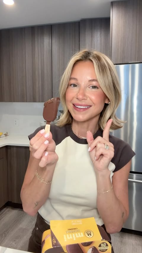 Instagram post by @kelliebullock for Magnum Ice Cream. Caption reads: [...] a box on your next Walmart run!....