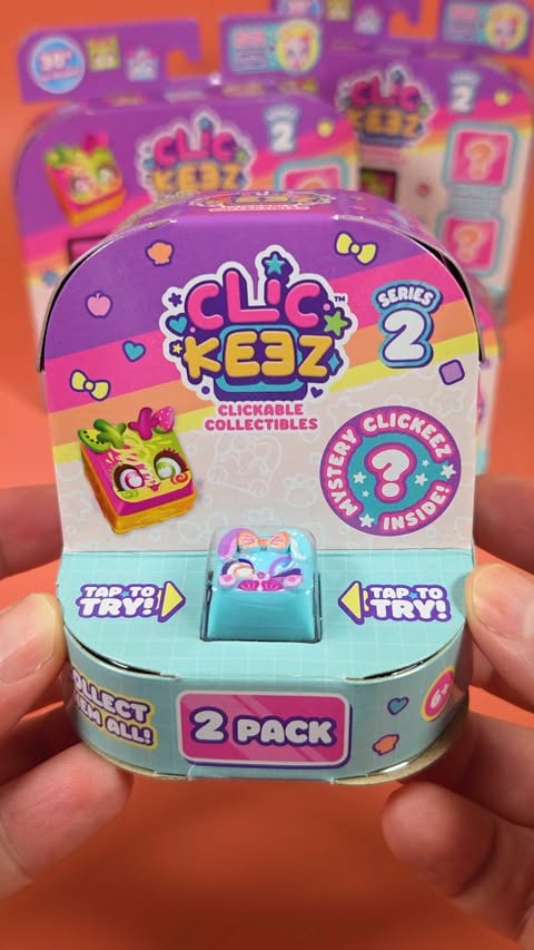 Instagram post by @minimysterys for Wire PR. Caption reads: AD | New Toy Alert! Clickeez Clickable....