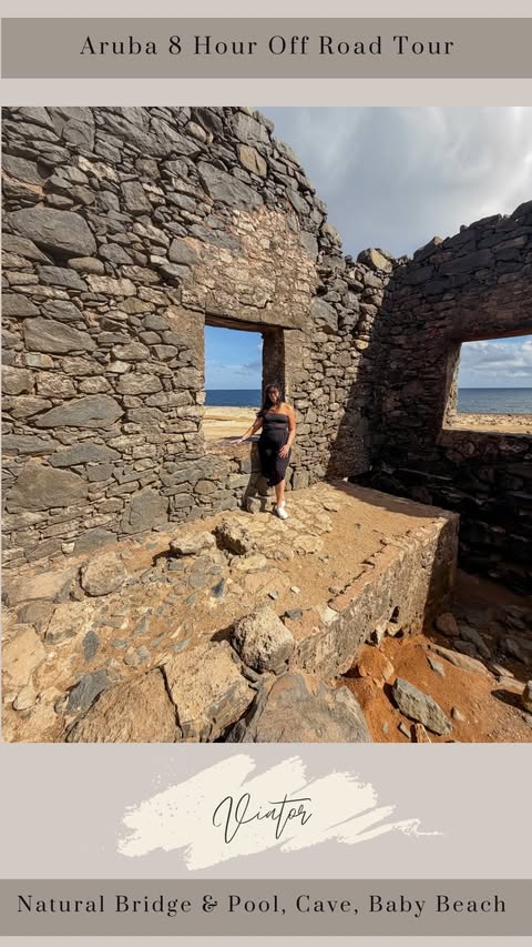 Instagram post by @thejennaricciardi for Viator. Caption reads: If you’re coming to Aruba & want to see the island....