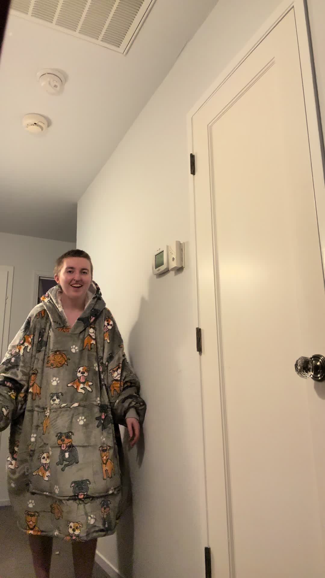 TikTok post by @ledpaintsoup for The Oodie. Caption reads: big thanks to @The Oodie for reaching out to me to....