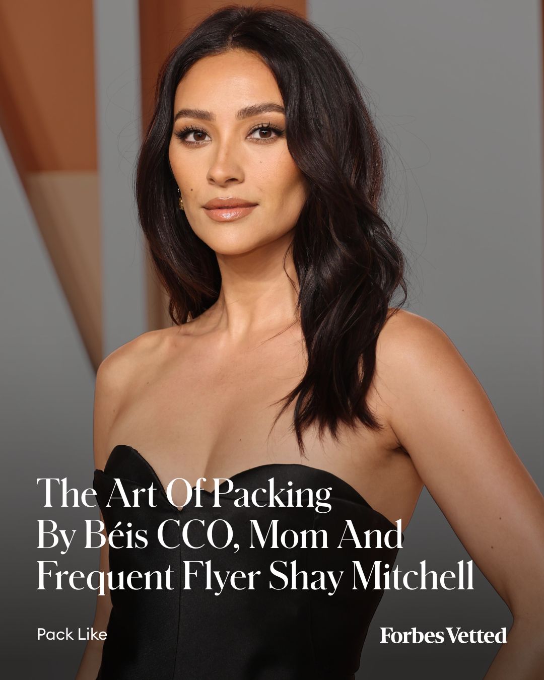 Instagram post by @forbesvetted for AnkerMake. Caption reads: Actress and entrepreneur @ShayMitchell caught the....