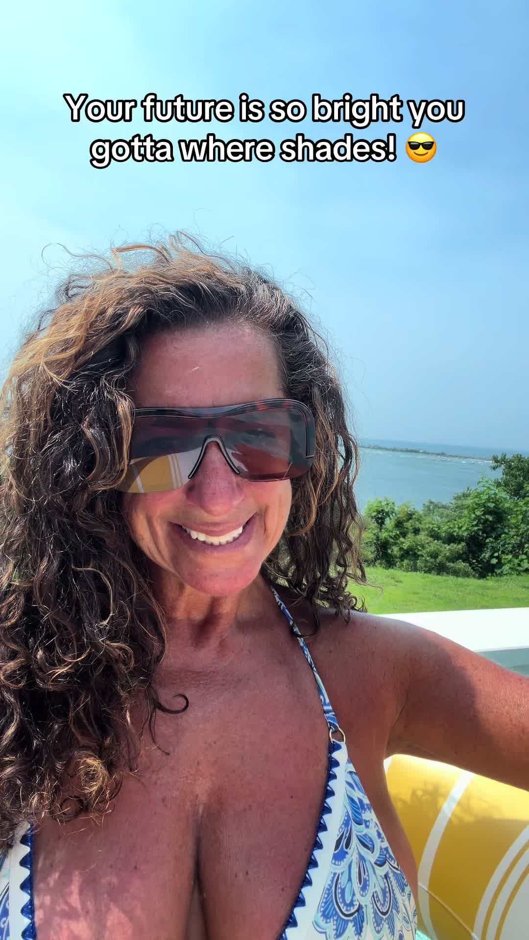 TikTok post by @nattysfaves for DEZI. Caption reads: [...] Great quality! #sunglasses #summer #eyes....