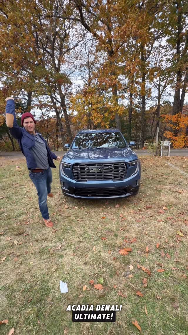 Instagram post by @mobile_mama_reviews for GMC. Caption reads: What’s your favorite Fam Fact on the 2026 @gmc....