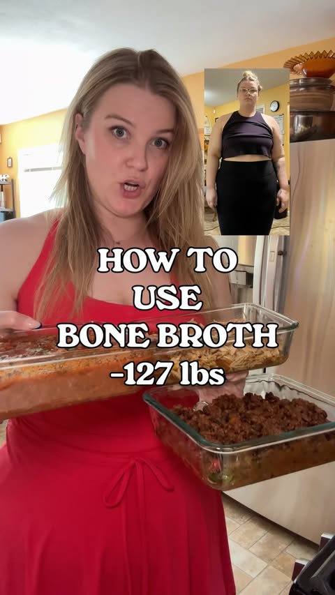 Instagram post by @slowslimmer for Kettle & Fire. Caption reads: BONE BROTH FOR BEGINNERS! Here’s a few easy ways I....