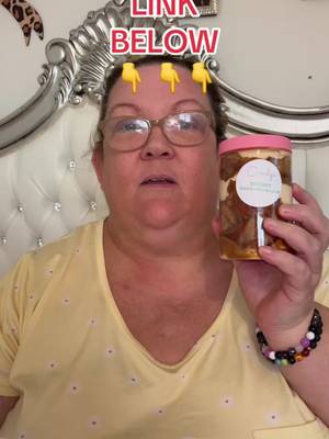 TikTok post by @tarotqueen123 for Candy's Cupcakes. Caption reads: #cakeinajar#cake#biscoff#dealdrop#tiktokmademebuyi....