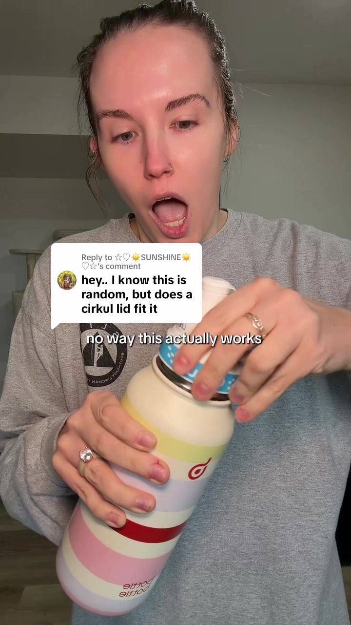 TikTok post by @cour10y_2.0 for BOTTLE BOTTLE. Caption reads: [...] to @☆♡☀️SUNSHINE☀️♡☆ WHAT THE HECK....