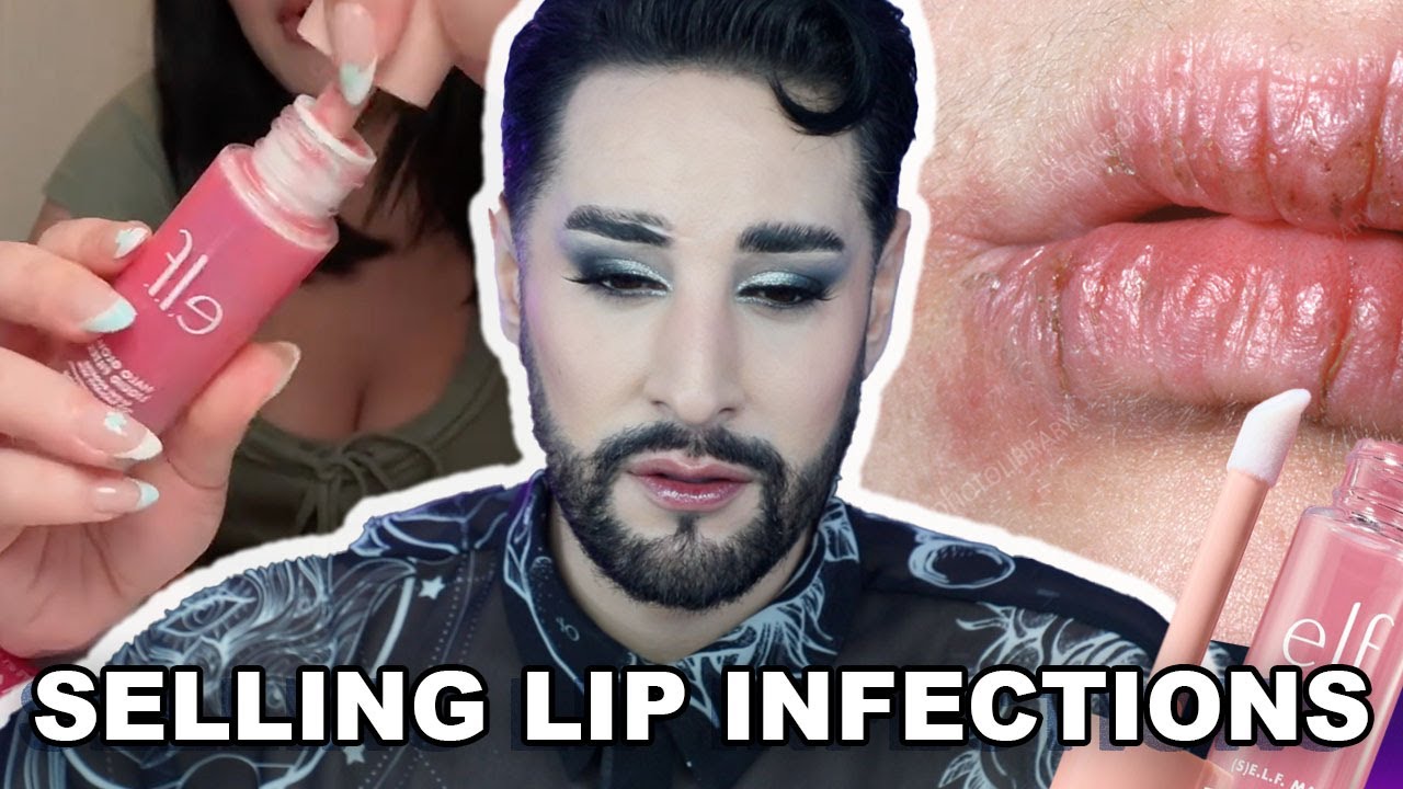 YouTube post by @RobertWelsh for OLIVE YOUNG. Caption reads: Why e.l.f. QUICKLY Removed This Lip Product From....