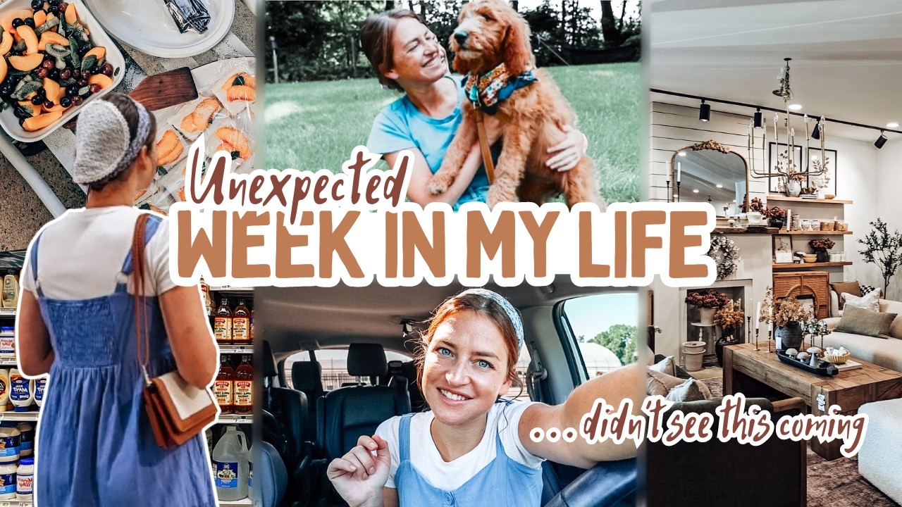 YouTube post by @MeganFoxUnlocked for The Main Street Exchange | Gordonville PA. Caption reads: A WEEK IN MY LIFE | so many updates, nursing....
