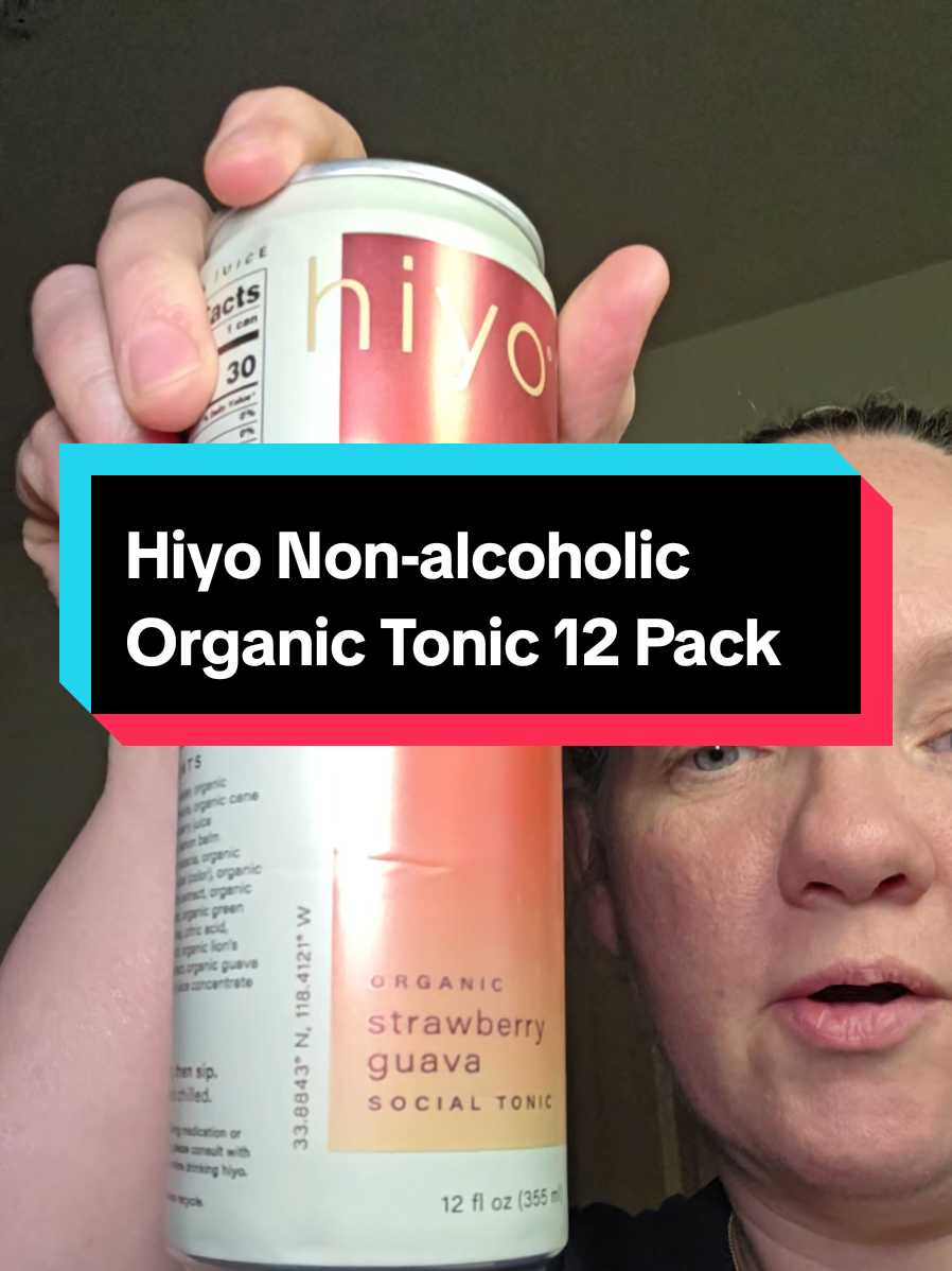 TikTok post by @highvibe44 for hiyo. Caption reads: [...] good and makes you feel good. @drink hiyo....