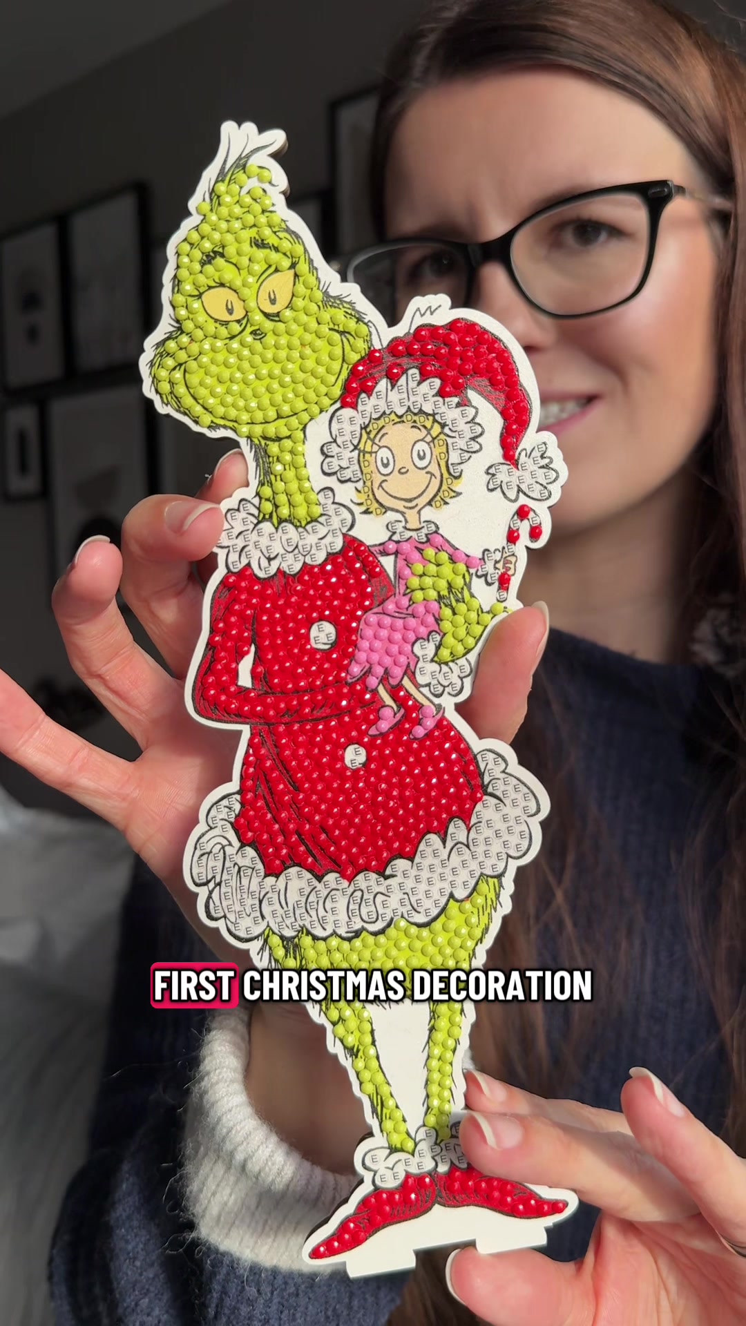 TikTok post by @violet.hollow for Craft Buddy. Caption reads: [...] A fun project to do and display @Craft Buddy....