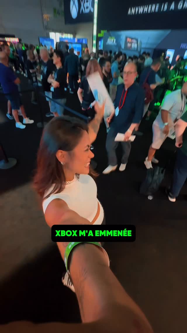 Instagram post by @tatianaa_tv for Xbox. Caption reads: J’ai adoré relever le défi de tester l’Xbox Cloud....