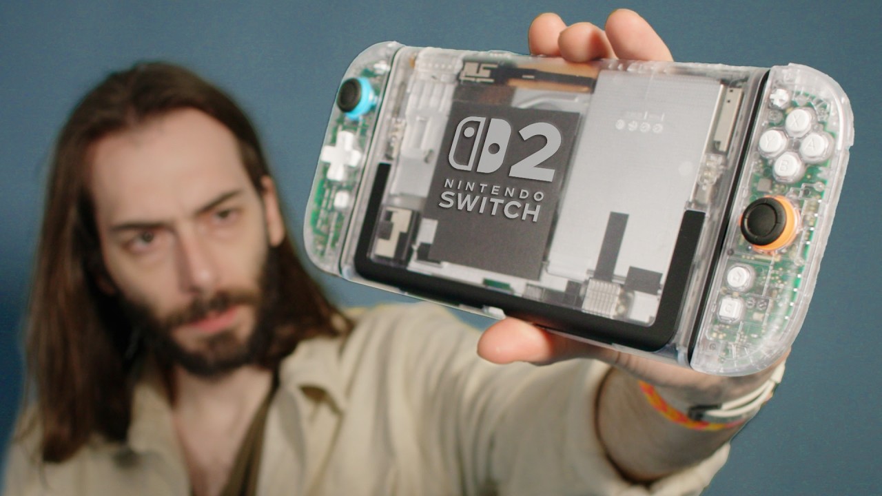 YouTube post by @WulffDen for Belkin. Caption reads: We can now fully customize the Nintendo Switch 2....