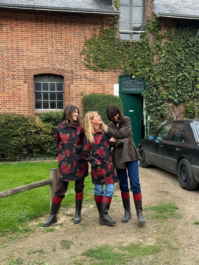 Instagram post by @alicepilate for Rouje. Caption reads: [...] countryside with the girls celebrating....