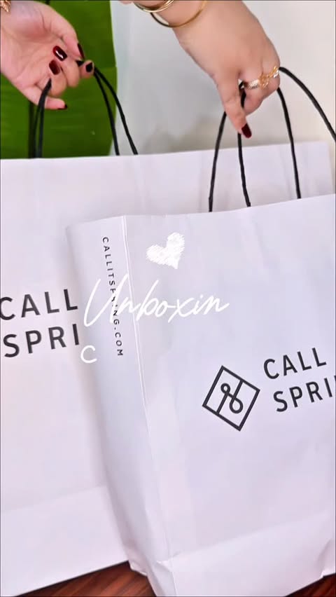 Instagram post by @annie_faizan16 for callitspring. Caption reads: Let do unboxing with me ❤️

@callitspring....