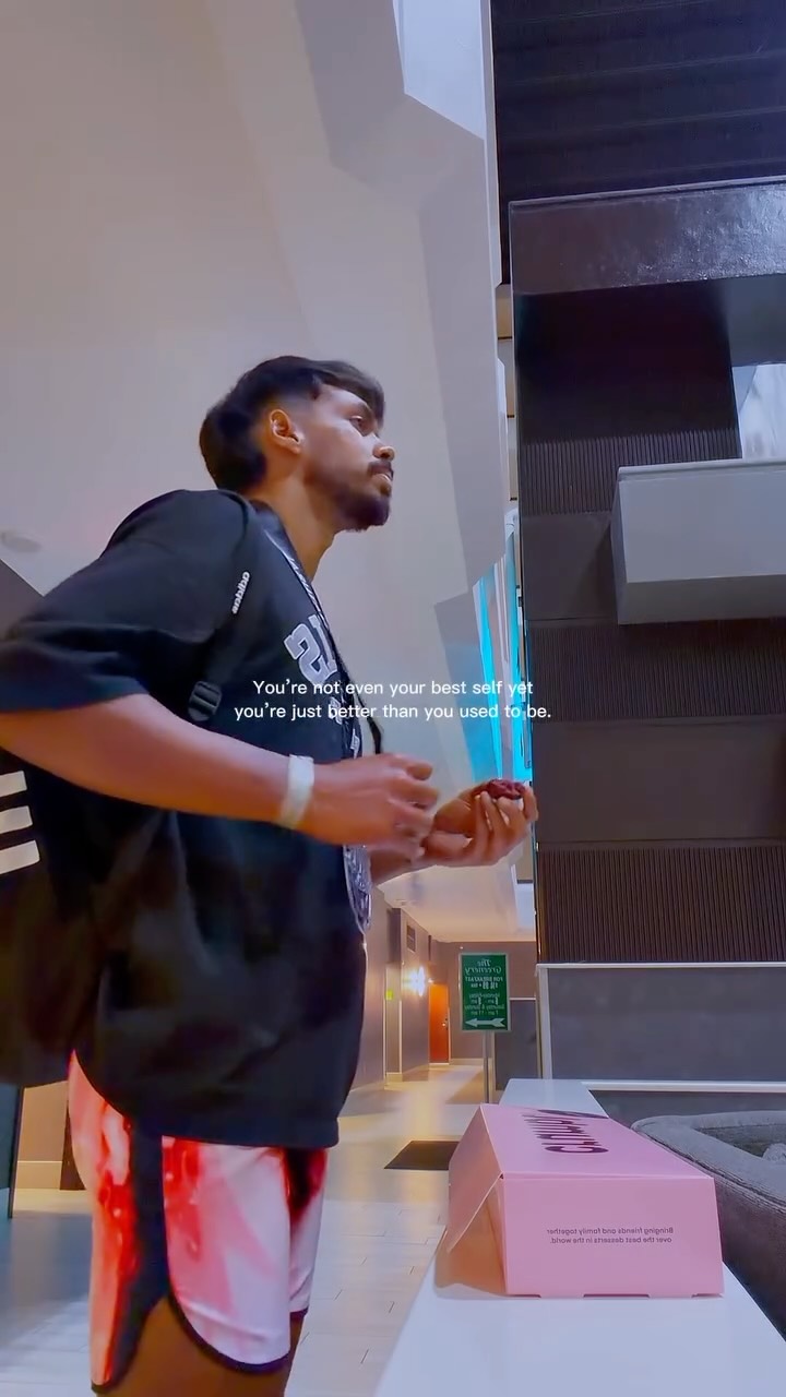 Instagram post by @arsalanxubair for Bucked Up. Caption reads: Still becoming. Just better than I used to....