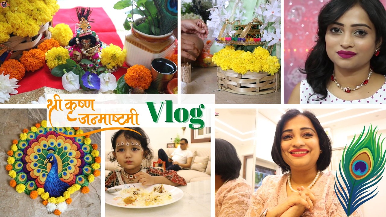 YouTube post by @IndianMomOnDuty for My Haul Store. Caption reads: Iss Janmastami sab mere मन ka Huva💖Indian Mom On....