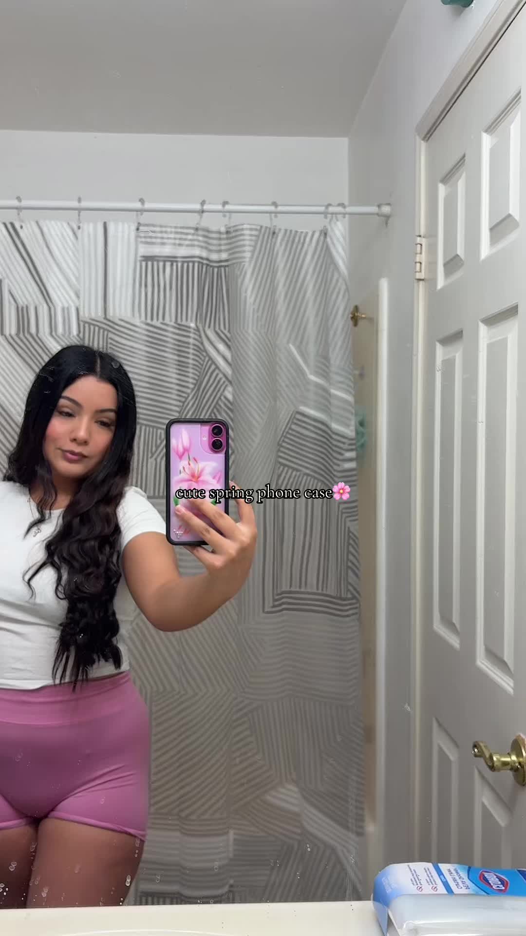 TikTok post by @karismanicoleverdin for Wildflower Cases. Caption reads: @Wildflower Cases.